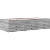  Okvir kreveta s pohranom s ladicama Siva Sonoma 80 x 200 cm | shoptok.hr