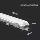  LED industrijsko fluorescentno svetlo LED/22W/230V 6400K 150cm IP65 | Eponuda.com