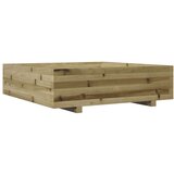  Vrtno cvetlično korito 90x90x26,5 cm impregnirana borovina | Shoptok.si