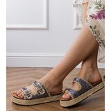 Gemre Gray espadrille sandals with buckles Induri | shoptok.hr
