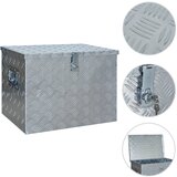 vidaXL Aluminijska kutija 610 x 430 x 455 mm srebrna Cijene