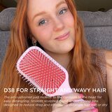Denman Detangling D38 The Detangling & Styling Paddle velika plošna četka za dugu kosu Pink Crush 1 kom | shoptok.hr