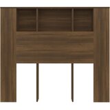  Uzglavlje s ormarićem boja smeđeg hrasta 120x18,5x102,5 cm | Eponuda.ba