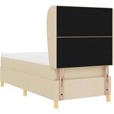  Box Spring postelja z vzmetnico krem 80x200 cm blago, (22051226) | Shoptok.si