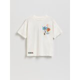 Reserved BOYS` T-SHIRT - krem | shoptok.hr