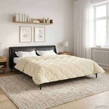  Zimska posteljnina krema 220 x 240 cm Mikrofibra in Teddy flis, (5000284621) | Shoptok.si
