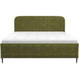MID.YOU OBLAZINJENA POSTELJA 180 cm x 200 cm , les, tekstil, leseni material zelena | Shoptok.si
