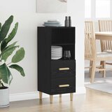  Kreveta Crni hrast 34 x 34.5 x 90 cm Konstruirano drvo | shoptok.hr