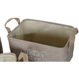  Višenamjenska Košara DKD Home Decor Bež Siva Svijetlo smeđi 40 x 30 x 24 cm Drvo 3 Dijelovi (3 kom.) | shoptok.hr