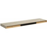  Plutajuća zidna polica boja hrasta 90 x 23,5 x 3,8 cm MDF | Eponuda.ba