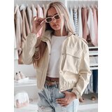 DStreet Kurtka damska krótka ramoneska oversize MOTORES biała | Shoptok.si
