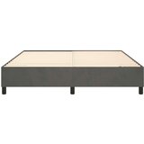  Box spring posteljni okvir temno siv 200x200 cm žamet, (20735538) | Shoptok.si