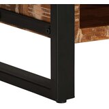 vidaXL Klubska mizica večbarvna 90x50x36 cm trden predelan les | Shoptok.si