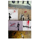  Tapeta - Banksy - a collage 50x1000 | shoptok.hr