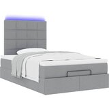  Okvir za krevet s madraca svjetlosivi 120x190 cm od tkanine | shoptok.hr