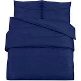  Set posteljine za poplun modri 140 x 200 cm lagana mikrovlakna | shoptok.hr