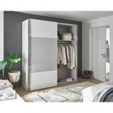 MID.YOU omara z drsnimi vrati, siva, bela | Shoptok.si