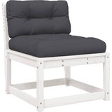  6-dijelni set vrtnih sofa s jastucima bijeli masivna borovina | shoptok.hr