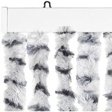 Zastor protiv muha svjetlosivi i tamnosivi 100x230 cm od šenila | shoptok.hr
