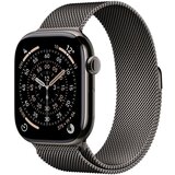 Apple Watch Series 11 GPS + Cellular 42mm Slate Titanium Case with Slate Milanese Loop, (5000011459) | Shoptok.si