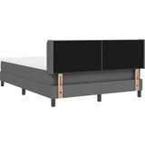  s opruga kutije Tamno siva 190 x 140 cm tkanina | shoptok.hr