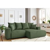 Bobochic Paris Zelena baršunasti kutna garnitura Enjoy – | shoptok.hr