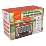 Ltc OLZA 102UBT retro prijenosni radio Bluetooth FM/AM/SW | shoptok.hr