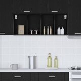 Viseći ormarić Crni hrast 40 x 29,5 x 100 cm Konstruirano drvo | shoptok.hr
