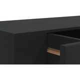  Plutajuća zidna polica s ladicom crna 48 x 25 x 8 cm | shoptok.hr