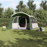  Obiteljski šator s krovom Zelena i bijela 576 x 325 x 213 cm | shoptok.hr