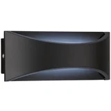 Fischer & Honsel Crna LED zidna lampa Rio -