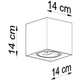  Stropna svetilka VALDE beton, (21347727) | Shoptok.si