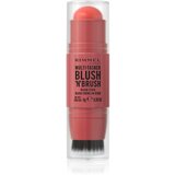 Rimmel London Multi-Tasker Blush'N'brush rumenilo u olovci s kistom nijansa 250 Coral Dust 8 g | shoptok.hr