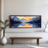 WALLXPERT FAH060-150 Multicolor Decorative Framed MDF Painting | Eponuda.com