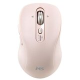 Ms Whisper MW-100 bežični miš, ružičasti, 2,4 GHz i Bluetooth, 4800 DPI, USB-C Cijene