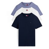 Tommy Jeans Majica marine / opal / bela Cene