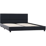  Posteljni okvir črno umetno usnje 120x200 cm | Shoptok.si