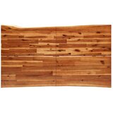 Blagovaonski stol sa živim rubom 140x80x75 cm od drva bagrema | shoptok.hr