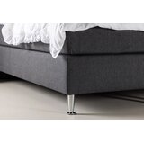 Venture Home kontinentalni bračni krevet Toledo 200 × 66 × 180 cm, tamnosiva | shoptok.hr