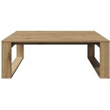  Stolić za kavu boja hrasta 100 x 100 x 35 cm konstruirano drvo | shoptok.hr