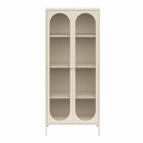 Støraa Krem metalna vitrina 80x186x40 cm Luna – | shoptok.hr
