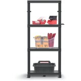 KISTENBERG Stackaro Solid 60 KSS60L4HD plastični regal 58 &amp;times; 28 &amp;times; 131,5 cm &amp;ndash; nosivost 185 kg Slike