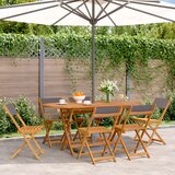 Maison Chic Zložljivi Vrtni Stoli - Stol za vrti 6 kosov antracit blago in trden les JS3003, (21875921) | Shoptok.si