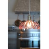 Markslöjd 109178 - Luster na sajli KURAGE 1xE27/40W/230V mesing/dimno roza | Eponuda.com