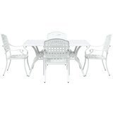  Set od 3 Bijela Lijevani aluminij Velik Ukrasni umetci | shoptok.hr