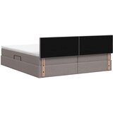  Krevet s od storage s uzglavljem 2 kom. Sivosmeđa Lažna koža | shoptok.hr