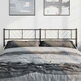  Metalno zamjensko uzglavlje crno 193 cm | shoptok.hr