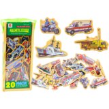  Set of Wooden Magnets Vehicles Ships Planes 20 pieces Cijene