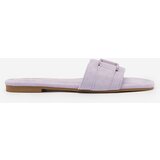 Resti Royalfashion Purple women's flip-flops with buckle Rydr | Shoptok.si