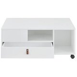 Bessagi Home klubska miza mick, bela, 2 predala, kolesca | Shoptok.si